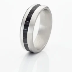 Bague Phebus Him Acier Blanc
