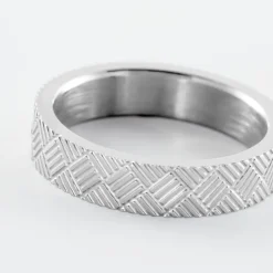 Bague Phebus Him Acier Blanc