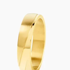 Bague Phebus Him Acier Dore