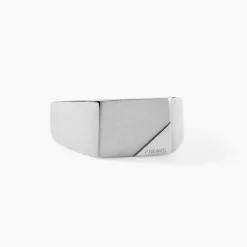 Bague Phebus Him Auxence Acier Blanc