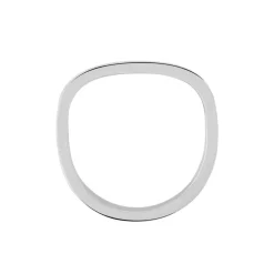 Bague Phebus Him Classique Acier Blanc