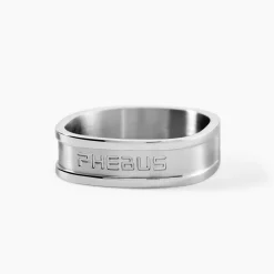 Bague Phebus Him Classique Acier Blanc