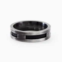 Bague Phebus Him Cosme Acier Noir