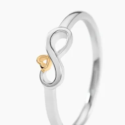 Bague Phedra Or Jaune Argent Blanc
