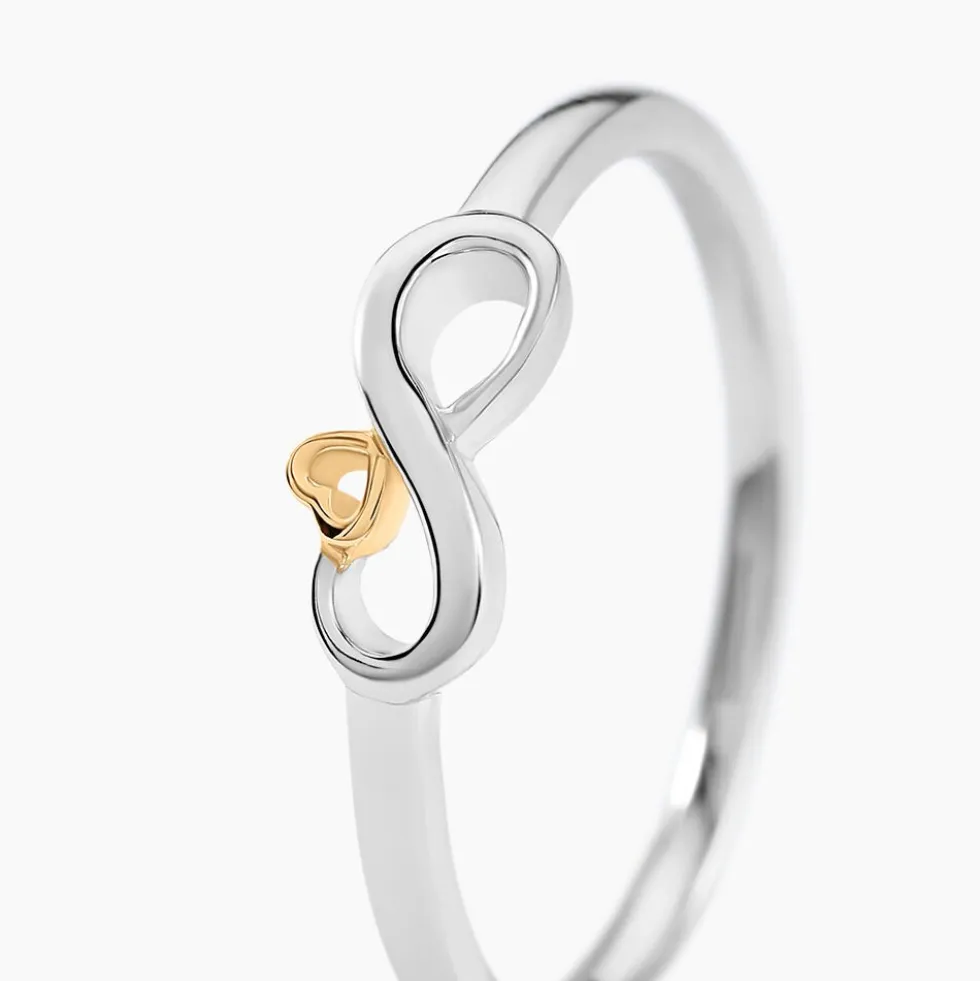 Bague Phedra Or Jaune Argent Blanc
