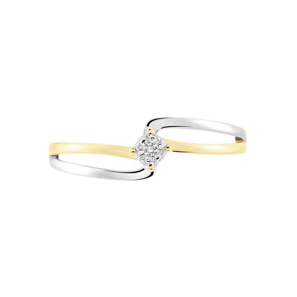Bague Pika Or Bicolore Diamant