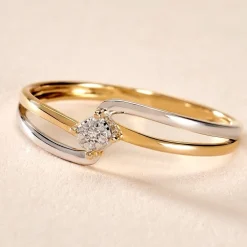 Bague Pika Or Bicolore Diamant