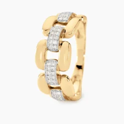 Bague Pleasance Or Jaune Diamant
