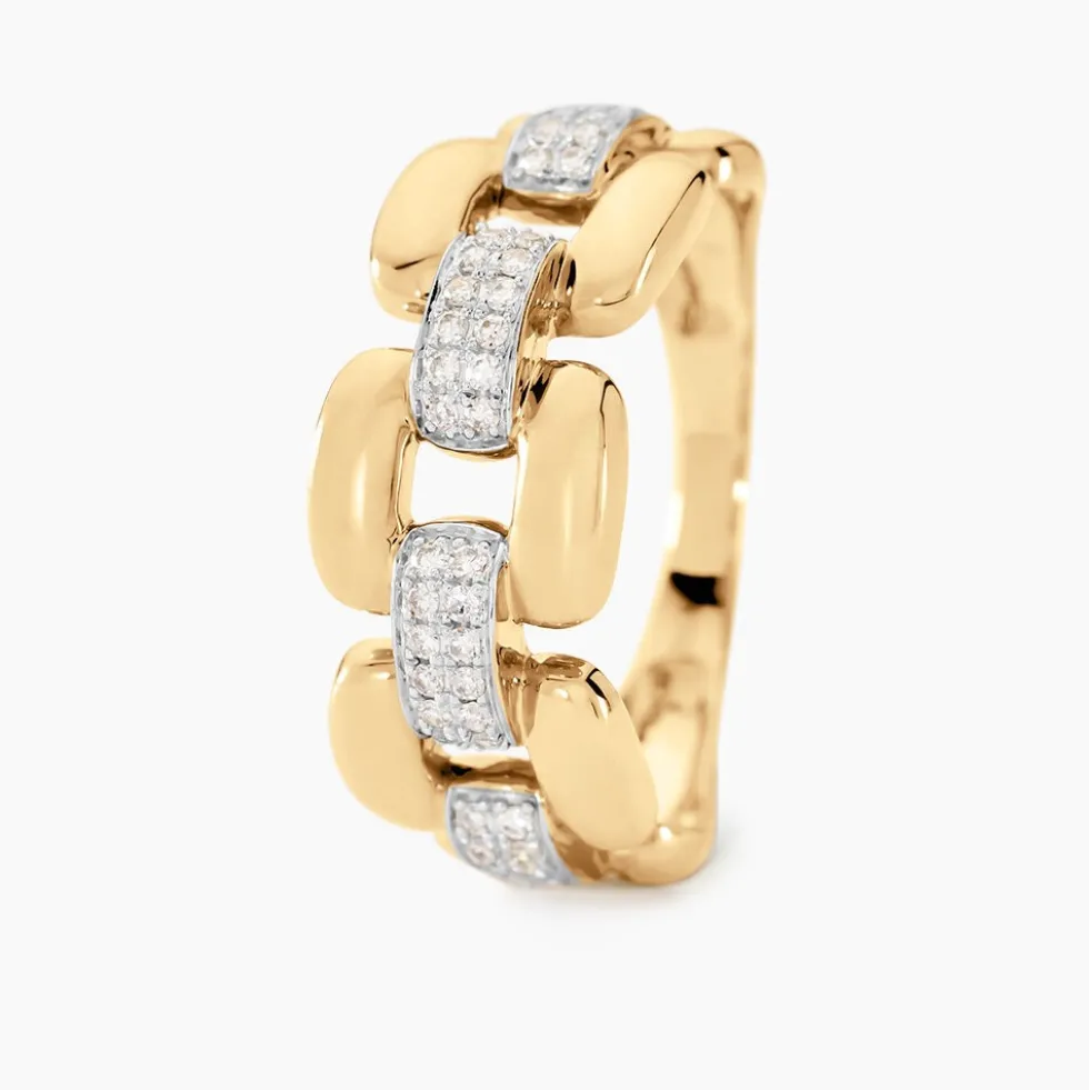 Bague Pleasance Or Jaune Diamant