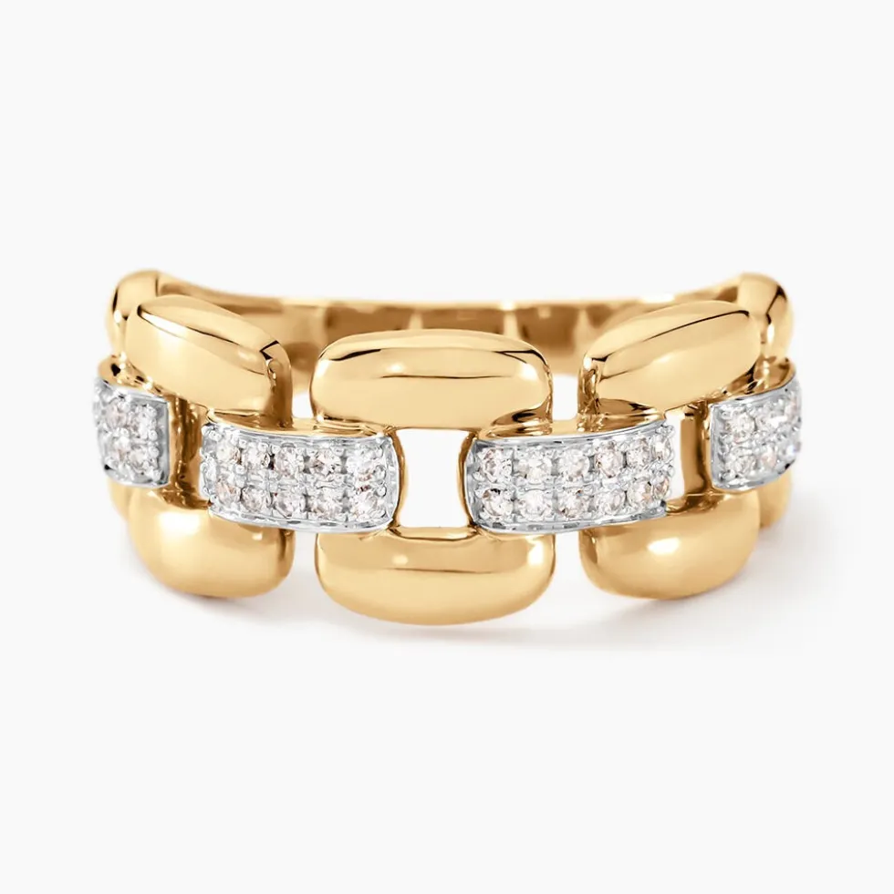 Bague Pleasance Or Jaune Diamant