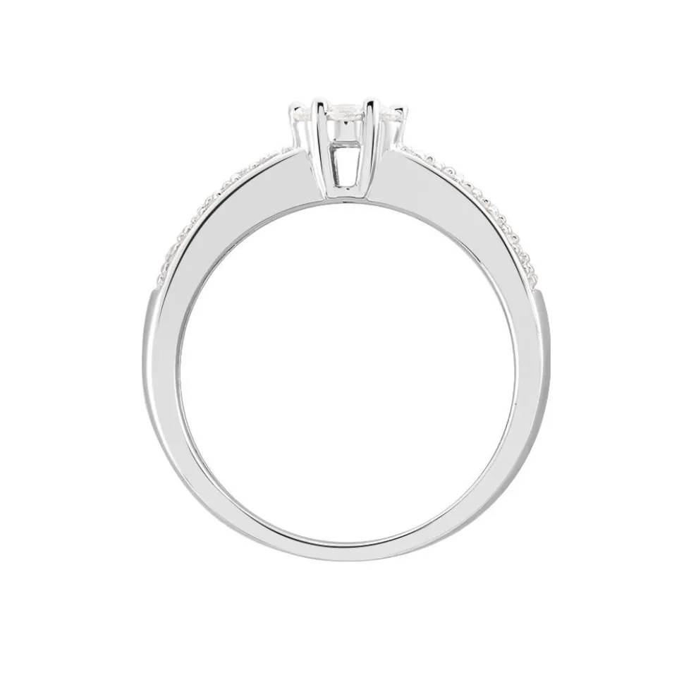 Bague Praya Or Blanc Diamant