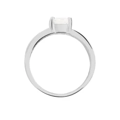 Bague Priscillienne Argent Blanc Oxyde De Zirconium