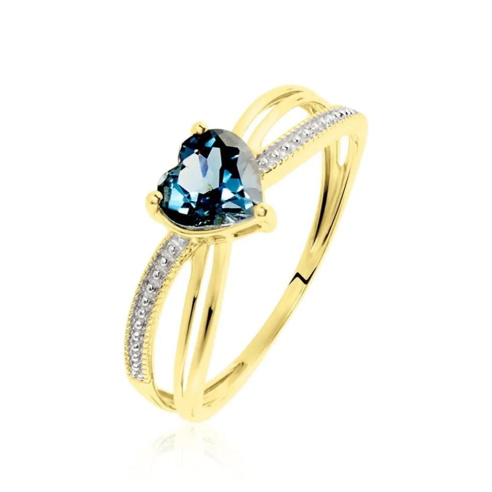 Bague Real Or Jaune Topaze