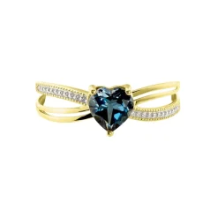 Bague Real Or Jaune Topaze