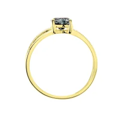 Bague Real Or Jaune Topaze