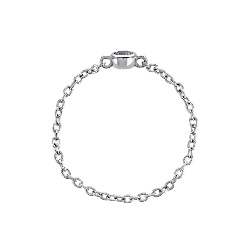 Bague Rio Argent Blanc Oxyde De Zirconium