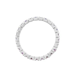 Bague Rio Argent Blanc Oxyde De Zirconium