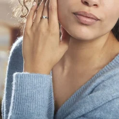 Bague Robinson Argent Oxydes De Zirconium