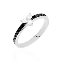 Bague Robinson Argent Oxydes De Zirconium