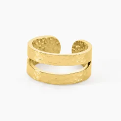 Bague Ruka Acier Jaune