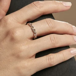 Bague Salma Argent Blanc