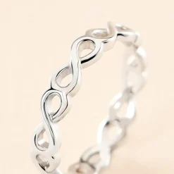 Bague Salma Argent Blanc