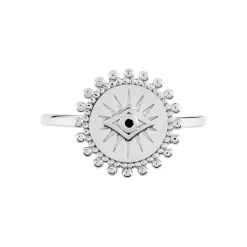 Bague Salvia Argent Blanc Oxyde De Zirconium