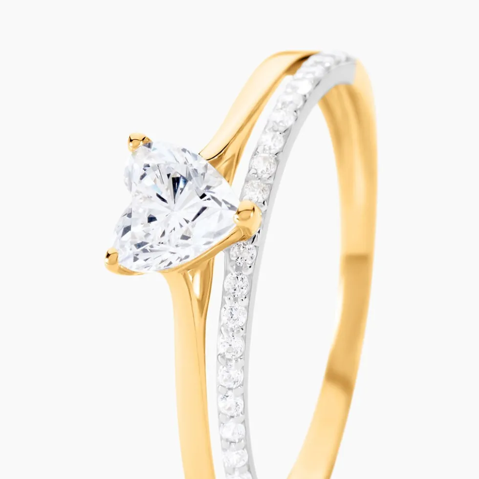 Bague Serafine Or Jaune Oxyde De Zirconium