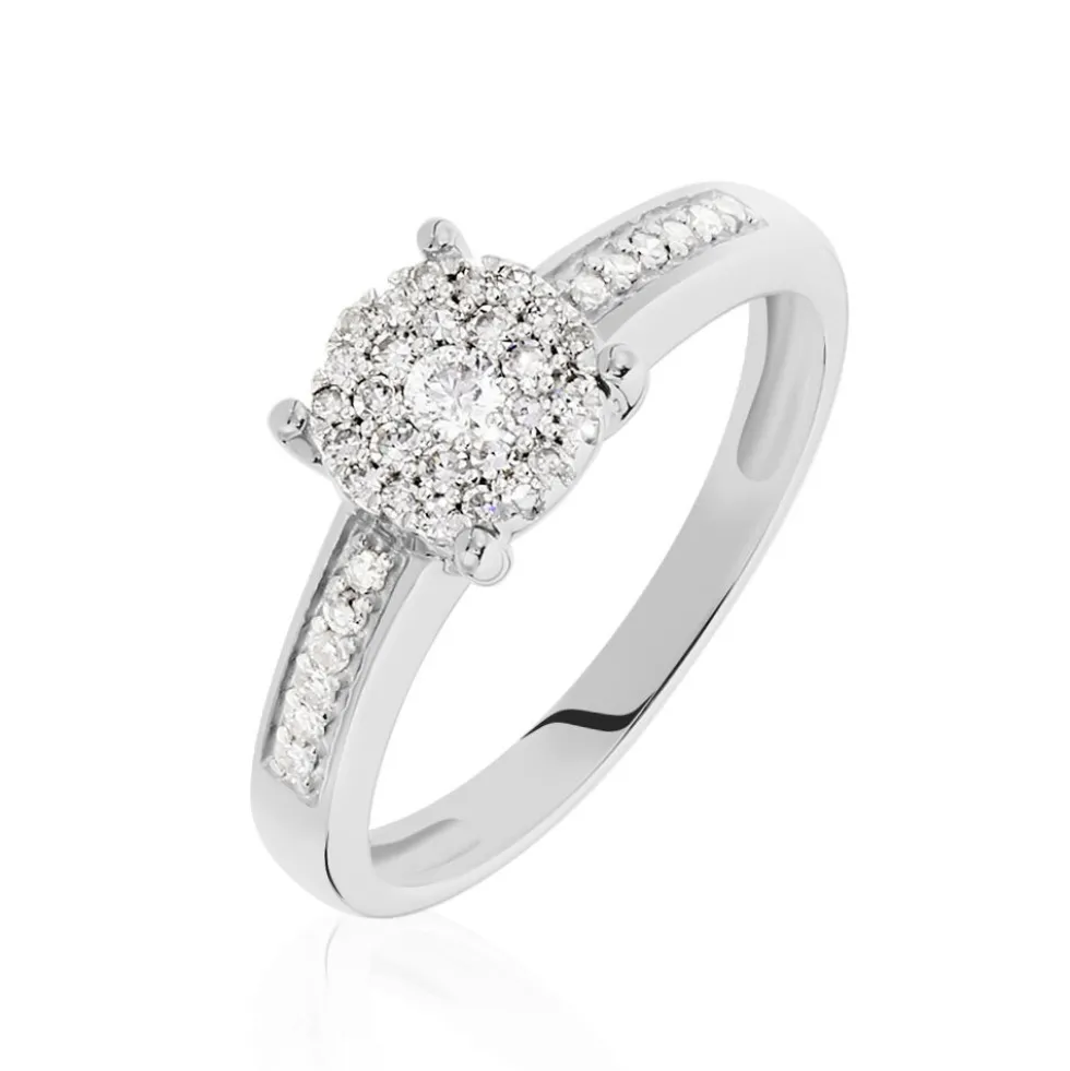 Bague Serena Or Blanc Diamant