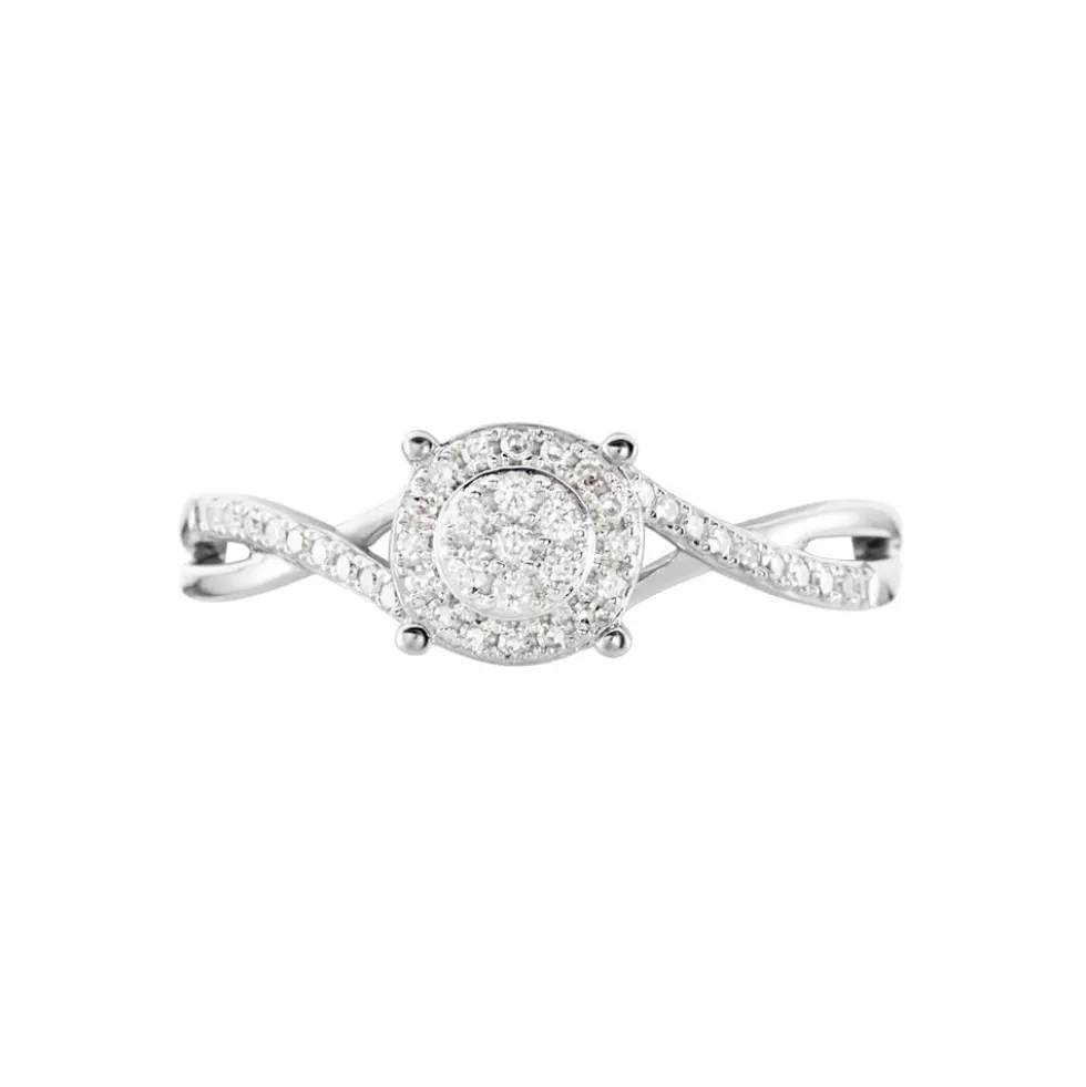 Bague Sigolania Or Blanc Diamant