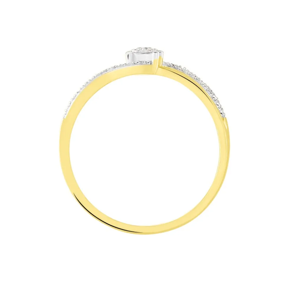 Bague Sillona Or Jaune Diamant