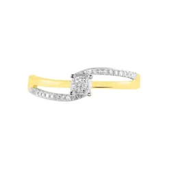 Bague Sillona Or Jaune Diamant