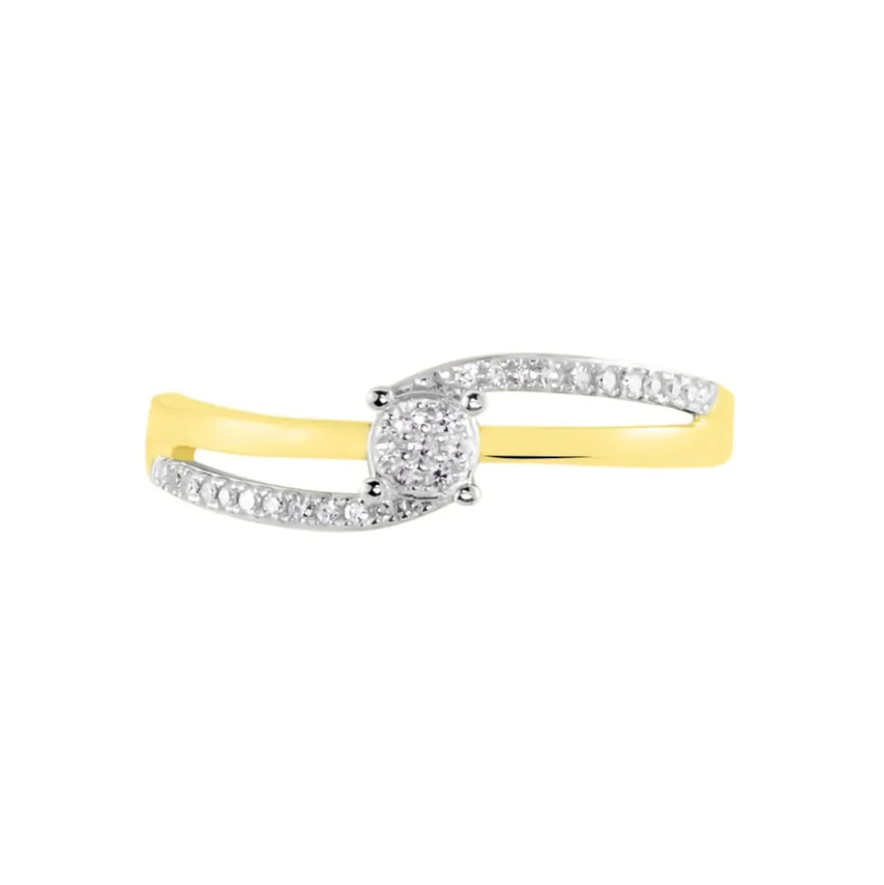 Bague Sillona Or Jaune Diamant