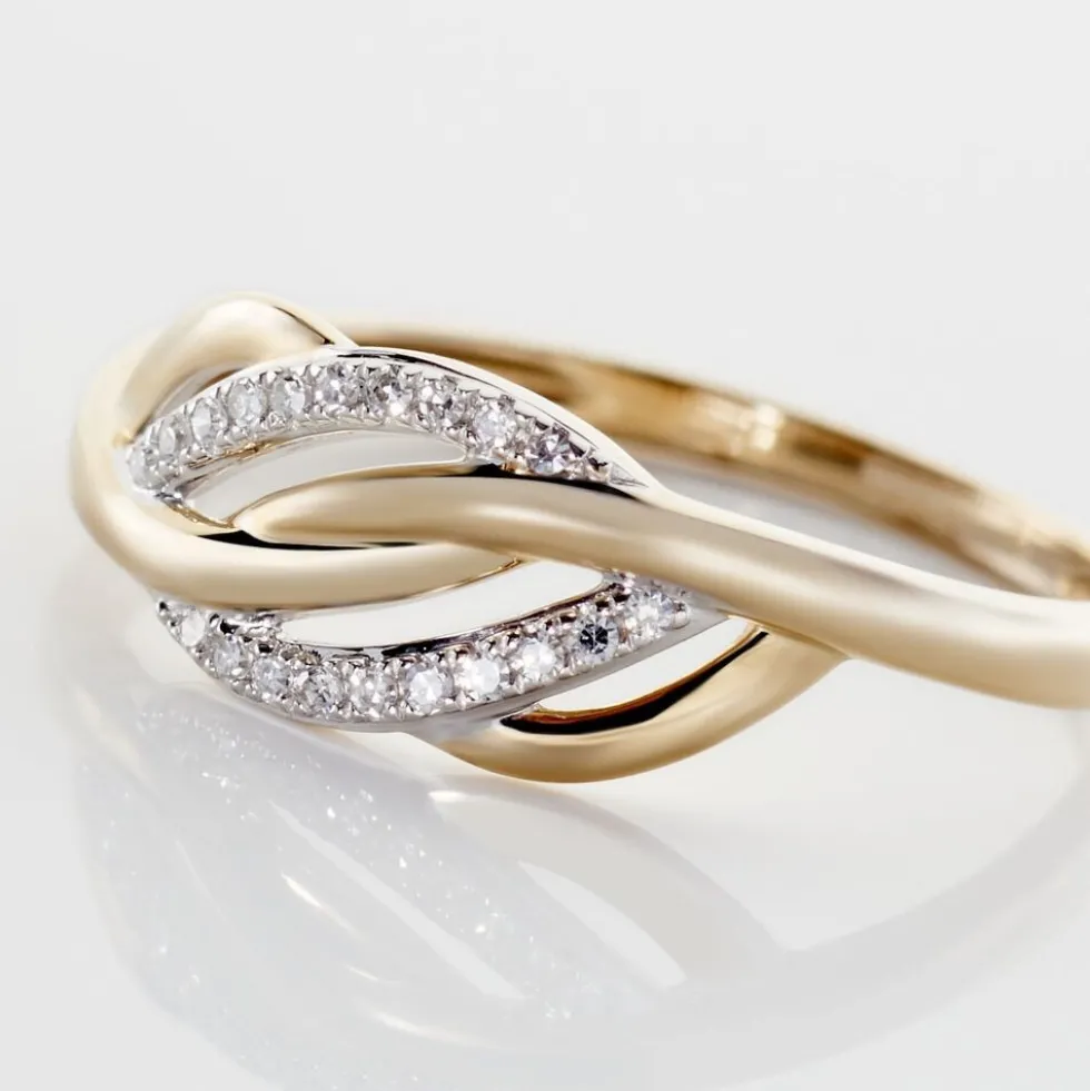 Bague Simounia Or Jaune Diamant