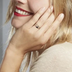 Bague Soaad Argent Blanc Oxyde De Zirconium