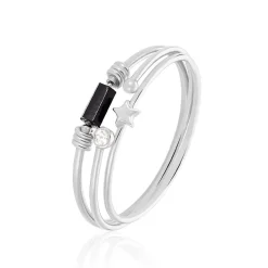 Bague Soaad Argent Blanc Oxyde De Zirconium