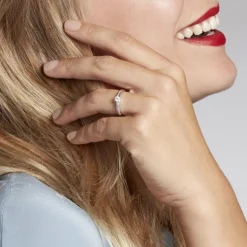 Bague Solitaire Alexandra Or Blanc Diamant