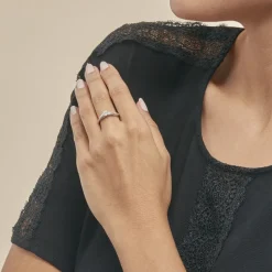 Bague Solitaire Alexandra Or Blanc Diamant