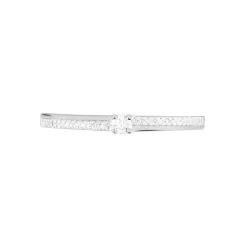 Bague Solitaire Alexandra Or Blanc Diamant