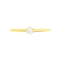 Bague Solitaire Annelies Or Jaune Diamant
