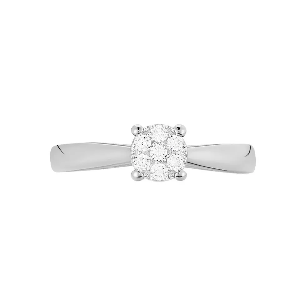 Bague Solitaire Artemis Or Blanc Diamant