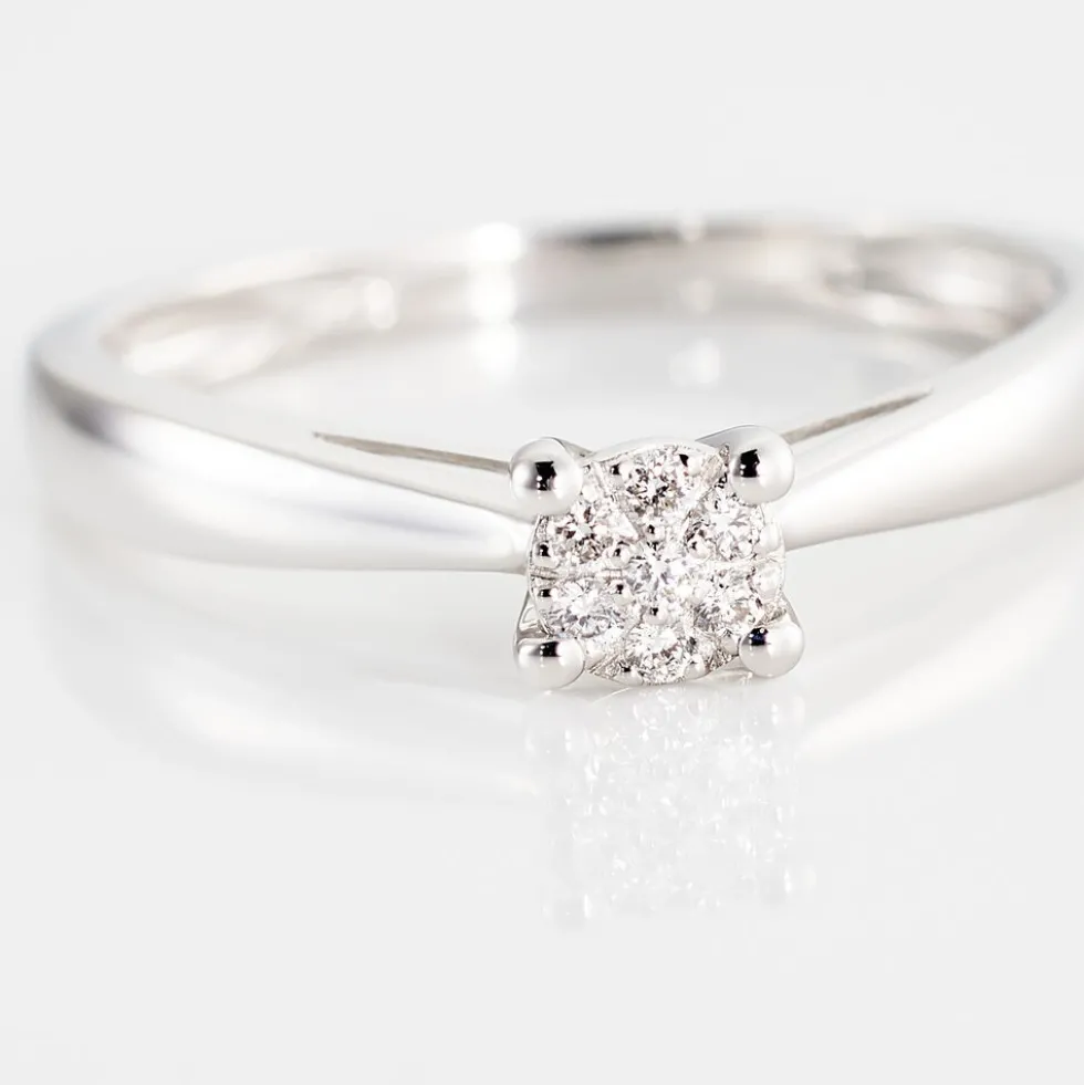 Bague Solitaire Artemis Or Blanc Diamant
