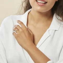 Bague Solitaire Hemera Or Blanc Diamant