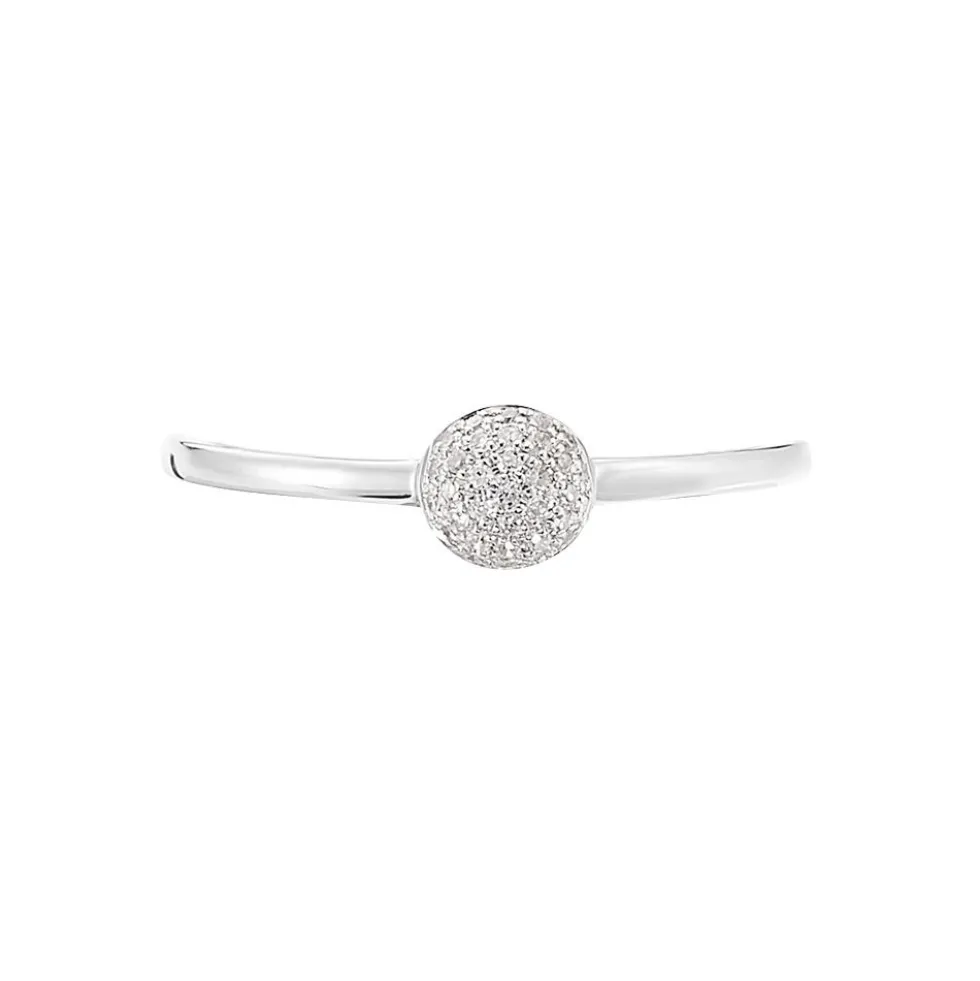 Bague Solitaire Karel Or Blanc Diamant