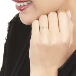 Bague Solitaire Karel Or Blanc Diamant