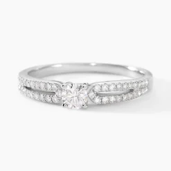 Bague Solitaire Katalina Or Blanc Diamant
