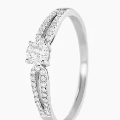 Bague Solitaire Katalina Or Blanc Diamant