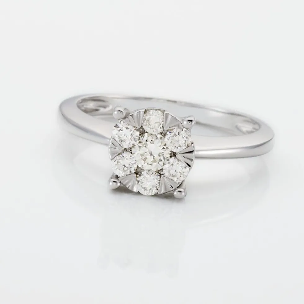 Bague Solitaire Or Blanc Dream Diamants