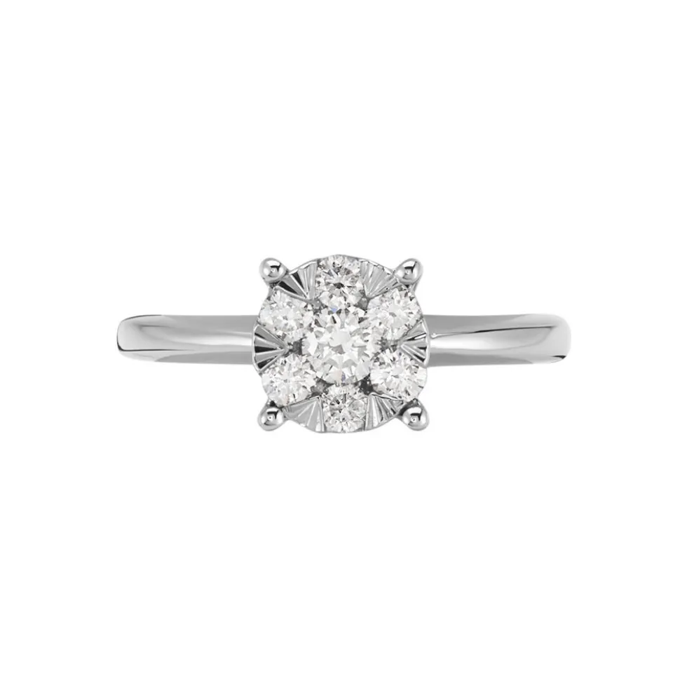 Bague Solitaire Or Blanc Dream Diamants