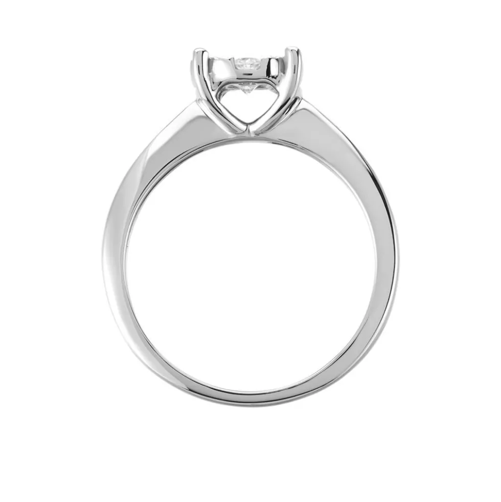 Bague Solitaire Or Blanc Dream Diamants